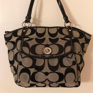 Authentic Coach logo Fabric/leather Bag